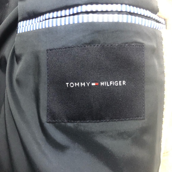 NWT Tommy Hilfiger Mens Dress coat Camel 46 REG Wool Coat - Picture 4 of 14